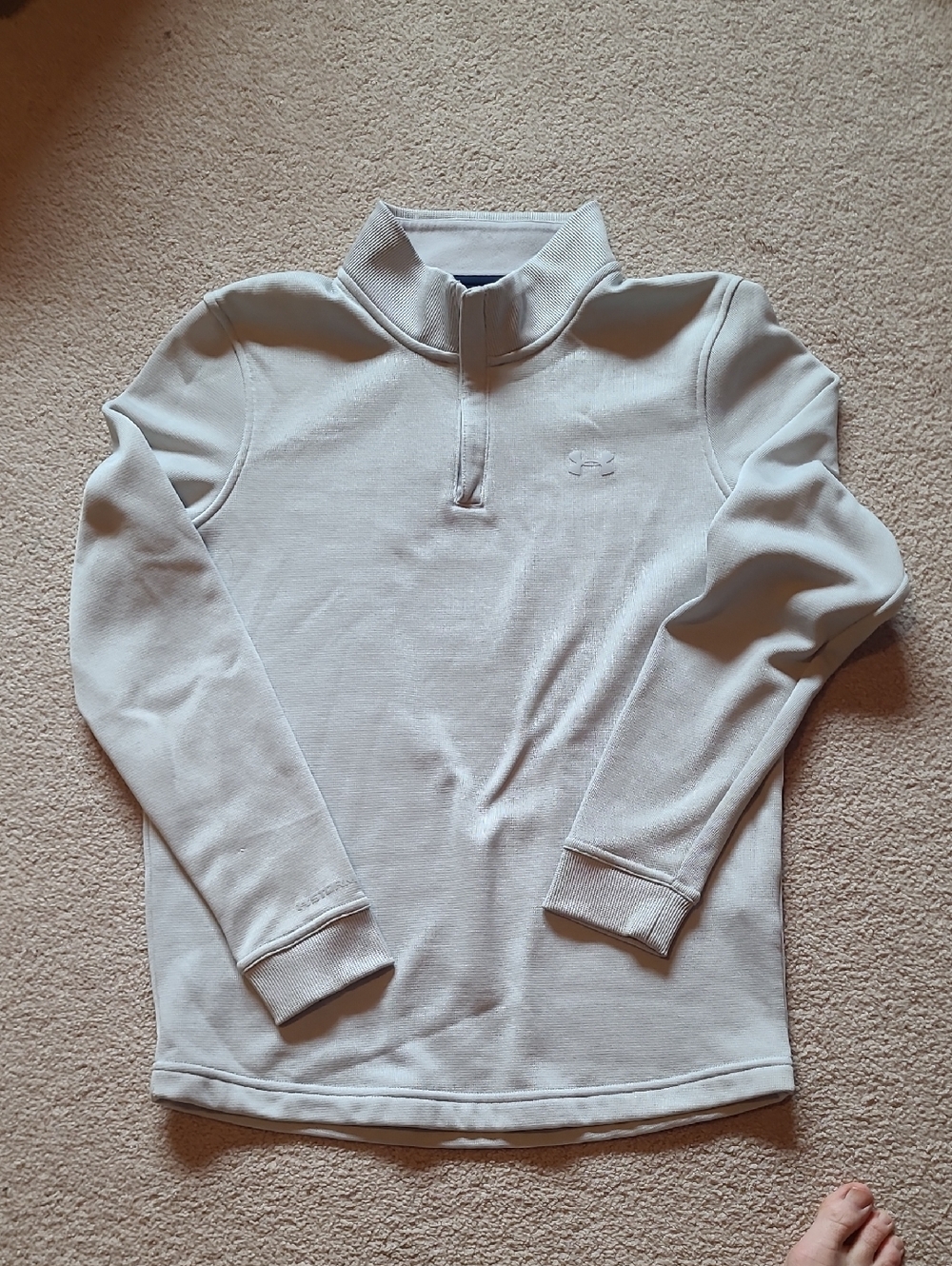 Under Armour Light Gray Half-Zip Pullover
